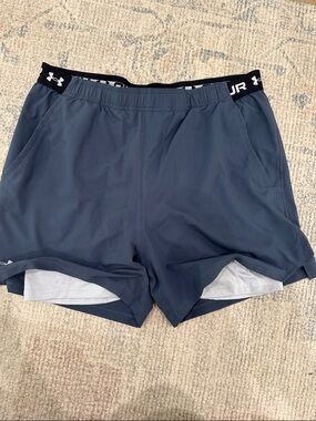 Under Armour Dark Blue Performance Running Shorts